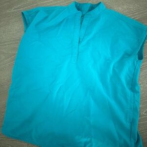 Figs Women's Teal Rafaela Top